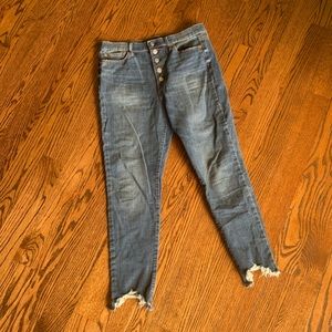 Button fly size 30 GAP skinny jeans